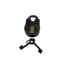 3&quot; Iron Skeleton Key Padlock Heavy Duty Working Lock - $276.43 MXN