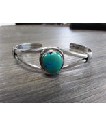 925 Sterling Silver Navajo Turquoise Cuff Bracelet 6&quot; Free Shipping E Ma... - $81.48 CAD