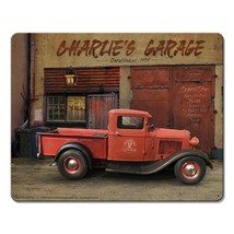 Charlie&#39;s Garage / Pickup Metal Sign - £38.89 GBP