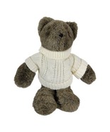 Charmco Co. Vintage Teddy Bear Plush 1982 Brown with Sweater 14&quot; High - £13.77 GBP