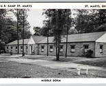 Middle Dorm EUB Camp St Marys St. Marys Ohio OH 1956 Chrome Postcard A13 - $6.88