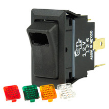 BEP SPST Rocker Switch - 1-LED w/4-Colored Covers - ... CWR-67690 - $37.45