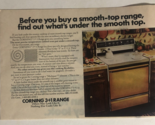 Vintage Corning Range print ad pa3 - $6.92