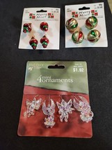 Lot of 12 New Miniature Assorted Christmas Ornaments.  Angels, Balls, Etc. - €12,91 EUR Lot of 12 New Miniature Assorted Christmas Ornaments.  Angels, Balls, Etc. - €12,91 EUR
