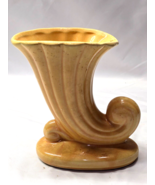 Early MCCOY Cornucopia Shell Planter Vase 6.5&quot; Marked USA - READ DESCRIP... - $32.57 CAD