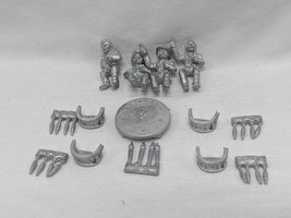 Hovels 25mm Men Sitting And Playing Poker Around A Table Metal Miniatures - $34.65