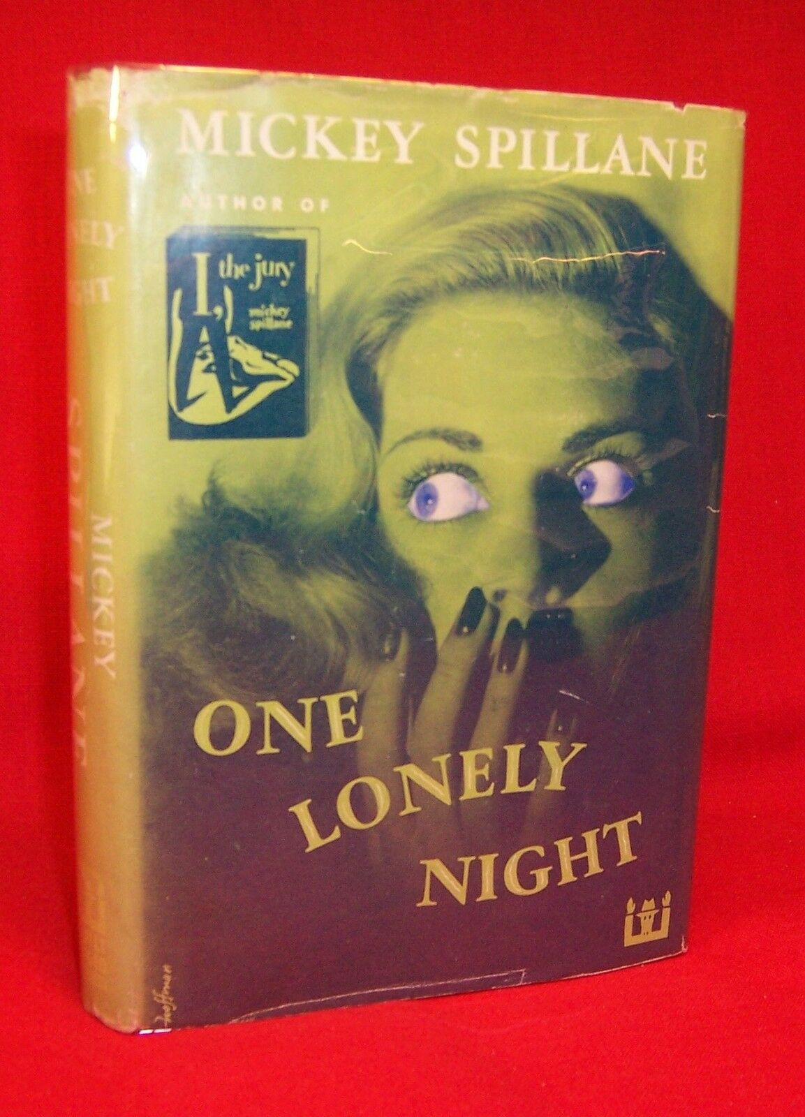 Primary image for Mickey Spillane ONE LONELY NIGHT First Edition Hard-Boiled Classic Mystery in dj