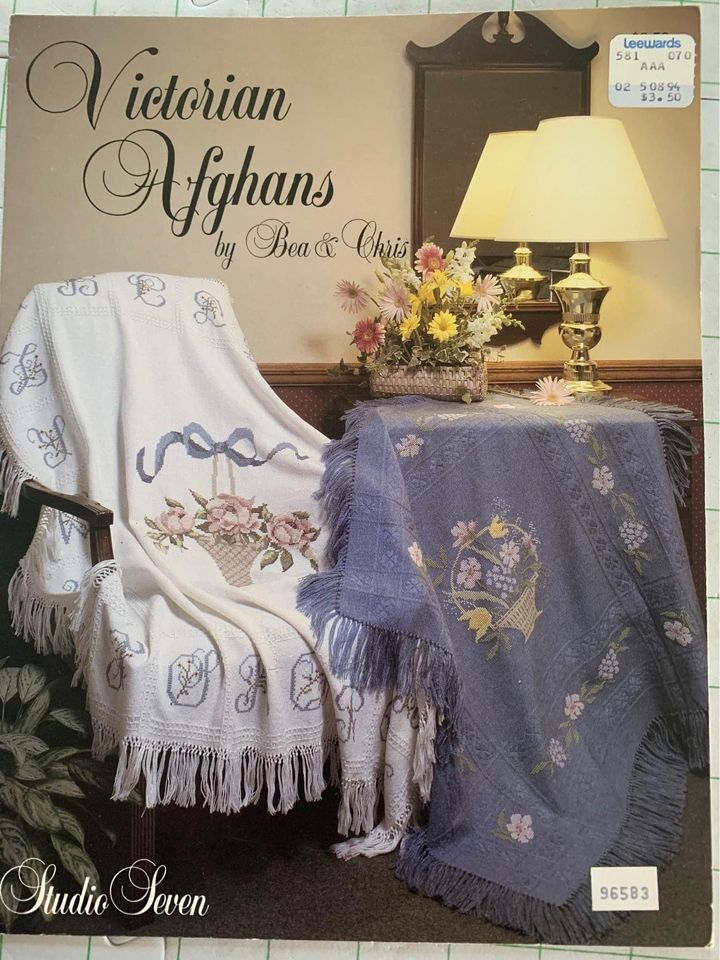 Primary image for Victorian Afghans By Bea & Chris Cross Stitch Design Book