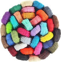  35 Colors 1mm 382 Yard Waxed Polyester Cord Wax Cotton Cord Waxed T - £23.55 GBP