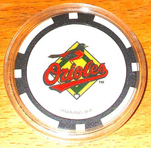 Baltimore Orioles Golf Ball Marker - Black with White Inserts - £6.23 GBP
