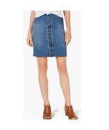 Style &amp; Co. Womens 18 Denim Button Down Mid Thigh Skirt NWT CN25 - $24.49