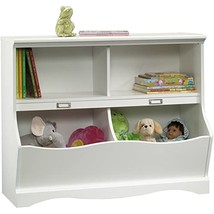 Sauder Pogo1 shelves Bookcase/footboard, Soft White finish - £127.19 GBP