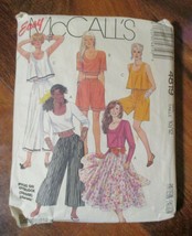 McCall&#39;s 4819 Size 10-12 Misses Tops, Skirt, Pants or Shorts - $12.61