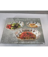 Wilton Armetale Harmony Bowl 3 Piece Set #150394 NIB - $1,435.82 MXN