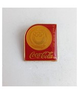 Vintage Coca-Cola Cent. African Republic Olympics Lapel Hat Pin - $16.92 CAD