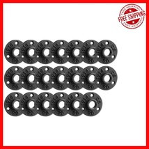 20 Pack 3/4&quot; Malleable Iron Flanges - Perfect for Rustic Furniture Projects - $38.79
