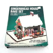 Vintage 1992 Fox Run Craftsmen Gingerbread House Bake Set with Instructions - £15.81 GBP