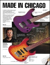 Grover Jackson 1994 Washburn Chicago MG120 MG122 guitar advertisement ad print - £3.38 GBP