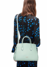 New Kate Spade Knott Pebble Leather Large Satchel Chrystal Blue / Dust bag - £127.57 GBP
