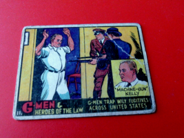 1936   MACHINE  GUN  KELLY  # 11   G-MEN+HEROES  OF  THE  LAW    G-MEN  ... - £30.91 GBP