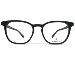 Seraphin Eyeglasses Frames DRUMMOND/8523 Matte Black Square Full Rim 50-18-145 - £116.85 GBP