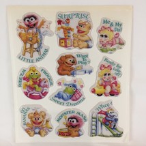 Vintage 1980s Jim Henson Muppet Babies Puffy Stickers Fozzie Kermit Gonzo Ralph - £19.70 GBP