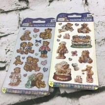 Vintage 90’s Mello Smello Cherished Teddies Bear Stickers Lot Of 2  - $11.88
