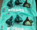 Hershey&#39;s Kisses ~ Mint Truffle Dark Chocolate Candy 9 oz, 08/2024 ~ 2 Bags - £17.31 GBP
