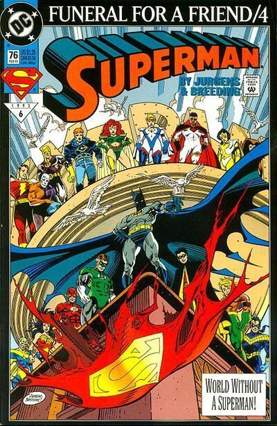 SUPERMAN #76 - FEB 1993 DC COMICS, VF 8.0 CVR: $1.25 - £3.17 GBP