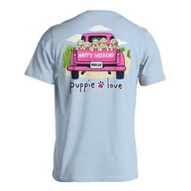 New PUPPIE LOVE WEEKEND TRUCK T SHIRT - £17.98 GBP+