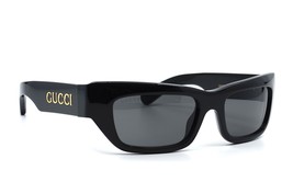 NEW GUCCI GG1296SA 001 BLACK GREY AUTHENTIC SUNGLASSES - £265.33 GBP