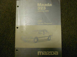 1990 Mazda 323 2wd 2WD 4wd WIRING Diagram Electrical Service Repair Shop Manual - $9.99