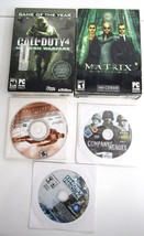 COD 4: MW Half-Life Ghost Recon Matrix Company Of Heroes PC Games Lot Of 5 - £15.75 GBP