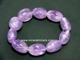 Amethyst Bracelet, Purple Cab Bracelet, Purple Amethyst Bracelet, Natural Color - £46.58 GBP
