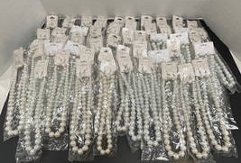 Huge Lot Faux Pearl Fashion Jewelry 50 Necklace and Earring Sets - $48.75