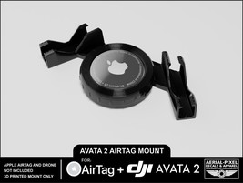 DJI Avata 2 Apple AirTag Mount - 3D Printed Polycarbonate! (AirTag Not I... - £12.54 GBP