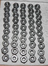 Hex Nuts 1/4&quot; x 20 TPI NC Zinc Coated Coarse Thread 50 To 250 Each PFC H... - $4.99+