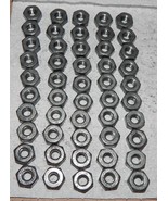 Hex Nuts 1/4&quot; x 20 TPI NC Zinc Coated Coarse Thread 50 To 250 Each PFC H... - $93.33 MXN+
