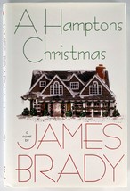 Signed A Hamptons Christmas by James Brady Book 1st Edition Hardcover Novel - $14.83