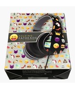 Folding Fatheads Stereo Headphones With Emoji Design - £15.29 GBP