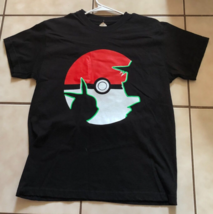 Pokemon Pokeball Pikachu &amp; Ash S Double Sided T Shirt - £11.74 GBP