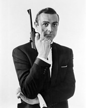 Sean Connery Dr. No 16x20 Canvas James Bond Holding Gun Iconic Pose In Tuxedo - £56.08 GBP