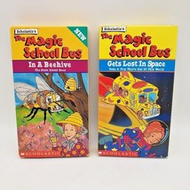 Scholastic&#39;s: The Magic School Bus- In A Beehive &amp; Get&#39;s Lost in Space VHS 1999  - £6.34 GBP