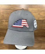 2018 DRIVE DOWN SUMMER SPIKE NORFOLK HORSE SOUTHERN HAT ADJUSTABLE GREY - $23.99 CAD