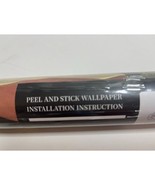 One roll self adhesive wallpaper/drawer liner 17 1/2&quot; wide New Black mus... - $389.16 MXN