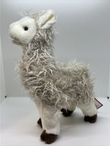 Douglas Cuddle Toy Plush Llama “Francois” 3760 With Tag Cream Brown Hoov... - $12.19
