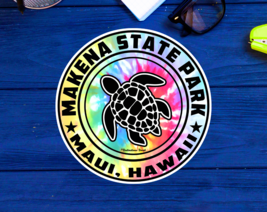 Makena State Park Sticker 3&quot; To 5&quot; Sea Turtle Decal Indoor Outdoor Hawai... - $5.44+