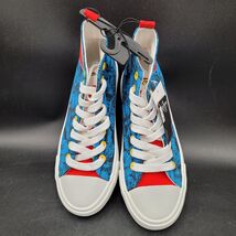 New NWT DC Comics Superman The Man Of Steel High Top Sneakers Shoes Size 8 - $19.78