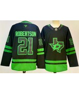 Jason Robertson #21 Dallas Stars Black Stitched Premium Jersey - $79.00