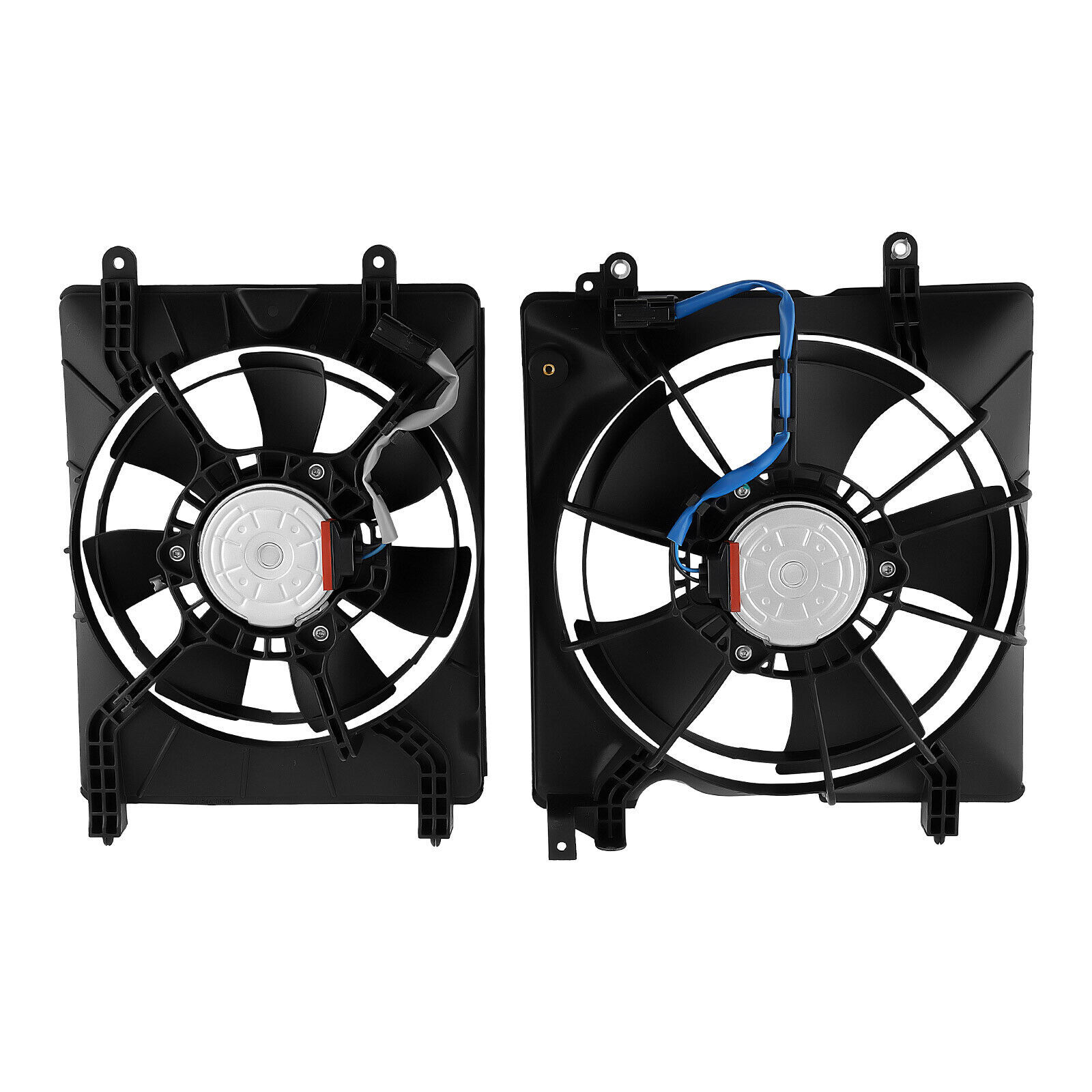 2x A/C AC Condenser Radiator Cooling Fan for Honda Civic 2012-15 Acura 2013-17